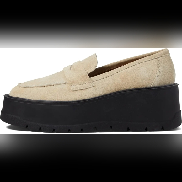 Free People Nico Platform Loafers Cappuccino Suede EU Size 38, US 7.5 - Picture 4 of 8